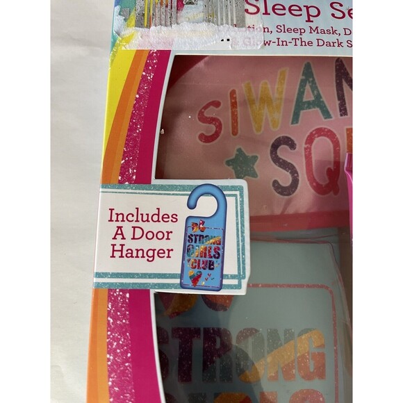 JOJO SIWA Sleep Set Body Lotion Sleep Mask Door Hanger Glow-In-Dark Stickers - Picture 5 of 7